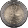  Португалия. 2 евро 2008 год. 60 лет Всеобщей декларации прав человека. 