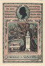  Бона. Германия. Тифурт 75 пфеннигов 1921 год. Нотгельд, зеленый фон. (F-VF) 