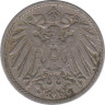  Германская империя. 5 пфеннигов 1912 год. (J) 