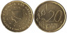  Нидерланды. 20 евроцентов 2010 год. 