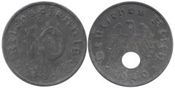 Германия - Третий рейх. 10 рейхспфеннигов 1940 год. (G)