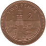  Гибралтар. 2 пенса 1998 год. Маяк. (AA) 
