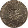  Австралия. 1 доллар 2009 год. 60 лет Австралийскому гражданству. (С - Канберра) 