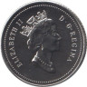  Канада. 10 центов 1995 год. Парусник. (UNC) 