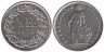  Швейцария. 1/2 франка 1974 год. Гельвеция. 