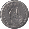  Швейцария. 1/2 франка 1974 год. 
