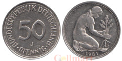 ФРГ. 50 пфеннигов 1981 год. (J)