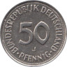  ФРГ. 50 пфеннигов 1981 год. (J) 