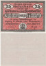  Бона. Германия. Боденвердер 25 пфеннигов 1919 год. Нотгельд. (XF) 