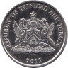  Тринидад и Тобаго. 25 центов 2015 год. Чакония. 