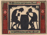  Бона. Германия. Глаухау 50 пфеннигов 1921 год. Пивная военная серия (Вар. 3). Нотгельд. (VF) 