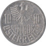  Австрия. 10 грошей 1990 год. Герб. 