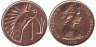  Острова Кука. 1 цент 1973 год. Лист Таро. 