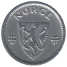  Норвегия. 10 эре 1942 год. Герб. (цинк) 