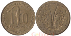 Французская Западная Африка (Того). 10 франков 1957 год. Канна (антилопа).