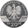  Польша. 20 злотых 2006 год. Всемирная природа - Сурок. 