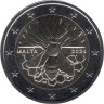  Мальта. 2 евро 2024 год. Мальтийская медоносная пчела. 