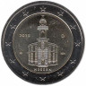  Германия. 2 евро 2015 год. Церковь Св. Павла во Франкфурт-на-Майне, Гессен. (G) 