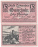  Бона. Германия. Бад-Лобенштайн 10 пфеннигов 1919 год. Нотгельд. (XF) 