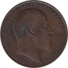  Великобритания. 1 пенни 1902 год. 