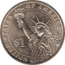  США. 1 доллар 2012 год. 24-й президент Гровер Кливленд (1885–1889). (P) 