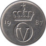  Норвегия. 10 эре 1987 год. 