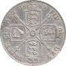  Великобритания. 4 шиллинга (2 флорина) 1889 год. Королева Виктория. 