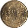  Италия. 10 евроцентов 2009 год. Рождение Венеры. 