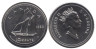  Канада. 10 центов 1993 год. Парусник. (UNC) 
