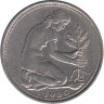  ФРГ. 50 пфеннигов 1980 год. (D) 