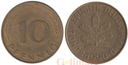 ФРГ. 10 пфеннигов 1990 год. (J)