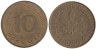  ФРГ. 10 пфеннигов 1990 год. (J) 