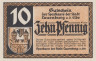  Бона. Германия. Лауэнбург 10 пфеннигов 1920 год. Нотгельд. (XF) 
