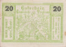  Бона. Австрия. Трайзен 20 геллеров 1920 год. Нотгельд. (VF) 