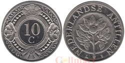 Нидерландские Антильские острова. 10 центов 1992 год. Апельсин.