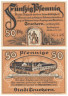  Бона. Германия. Тойхерн 50 пфеннигов 1921 год. Нотгельд. (XF) 
