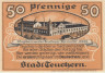  Бона. Германия. Тойхерн 50 пфеннигов 1921 год. Нотгельд. (XF) 