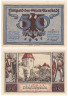  Бона. Германия. Арнштадт 50 пфеннигов 1921 год. Историческая серия (литера r). Нотгельд. (VF)  