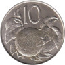  Острова Кука. 10 центов 1973 год. Апельсин. 