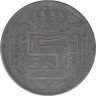 Бельгия. 5 франков 1941 год. Надпись на голландском - DER BELGEN. 