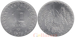 Мали. 10 франков 1976 год. Рис.