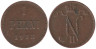  Финляндия. 1 пенни 1913 год. Николай II. 
