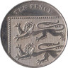  Великобритания. 10 пенсов 2008 год. 