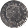  Великобритания. 10 пенсов 2008 год. 