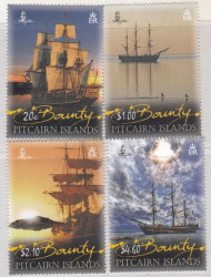Набор марок. Питкэрн, Острова. 'Romantic Bounty'. 4 марки.