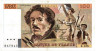  Бона. Франция 100 франков 1988 год. Эжен Делакруа. (VF) 