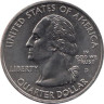  США. 25 центов 2002 год. Квотер штата Миссисипи. (D) 