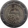  Германия. 2 евро 2015 год. 25 лет объединению Германии. (D) 
