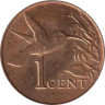  Тринидад и Тобаго. 1 цент 2003 год. Колибри. 