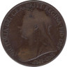  Великобритания. 1 пенни 1897 год. 